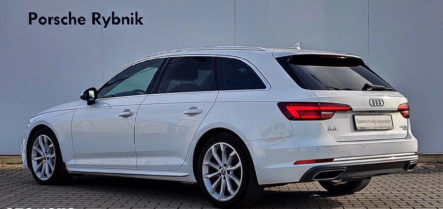 Audi A4 cena 99900 przebieg: 144621, rok produkcji 2018 z Rybnik małe 497